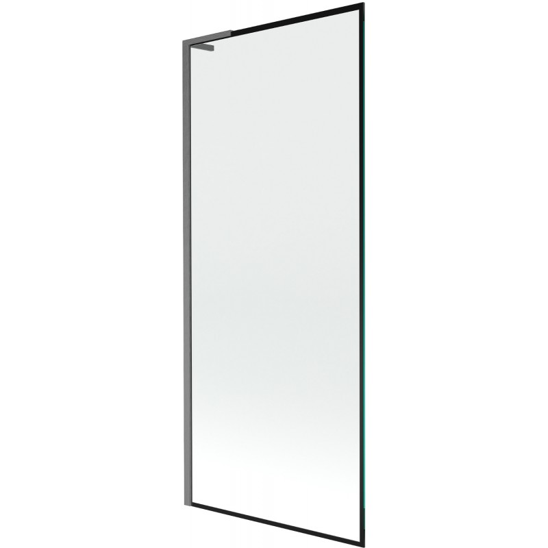 Mexen Next L bathtub screen 1-winged 80 x 150 cm, black pattern, brushed gun gray - 895-080-000-03-70-66