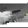 Mexen Next L 1-wing bath screen 100 x 150 cm, black pattern, brushed gun gray - 895-100-000-03-70-66