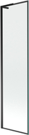 Mexen Next L Bath Screen 1-Panel 50 x 150 cm, Black Frame, Black - 895-050-000-03-70-70