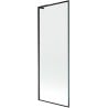 Mexen Next L bath screen 1-panel 70 x 150 cm, black frame, black - 895-070-000-03-70-70