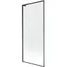Mexen Next L Bath Screen 1-Panel 80 x 150 cm, Black Frame, Black - 895-080-000-03-70-70
