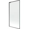 Mexen Next L bath screen 1-wing 90 x 150 cm, black frame, black - 895-090-000-03-70-70