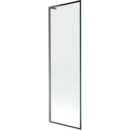 Mexen Next L bath screen 1-wing 60 x 150 cm, black pattern, gun metal - 895-060-000-03-70-95