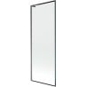 Mexen Next L bathtub screen 1-wing 70 x 150 cm, black pattern, gun metal - 895-070-000-03-70-95