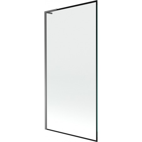 Mexen Next L bathtub screen single-wing 90 x 150 cm, black pattern, gun metal - 895-090-000-03-70-95