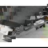Mexen Next L Bathtub Screen 1-Wing 100 x 150 cm, Black Pattern, Gun Metal - 895-100-000-03-70-95
