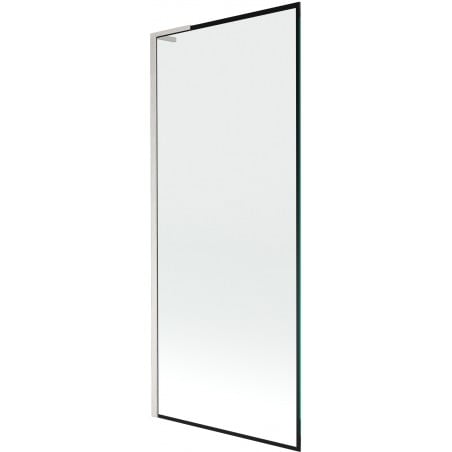 Mexen Next L bathtub screen 1-wing 80 x 150 cm, black pattern, brushed nickel - 895-080-000-03-70-97