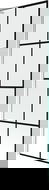 Mexen Next L bathtub screen 1-wing 60 x 150 cm, black pattern, chrome - 895-060-000-03-77-01
