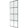Mexen Next L Bathtub Screen 1-Panel 70 x 150 cm, Black Pattern, Chrome - 895-070-000-03-77-01