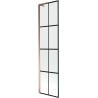 Mexen Next L Bathtub Screen 1-panel 50 x 150 cm, Black Pattern, Rose Gold - 895-050-000-03-77-60