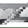 Mexen Mia right corner freestanding bathtub 150 x 75 cm, white, chrome overflow - 52691507500P-01