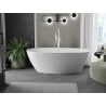 Mexen Eris freestanding bathtub 155 x 80 cm, white, white overflow - 53441558000-20