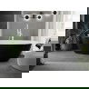 Mexen Eris freestanding bathtub 155 x 80 cm, white/black, white overflow - 53441558075-20