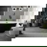 Mexen Eris freestanding bathtub 155 x 80 cm, white/black, black overflow - 53441558075-70