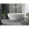 Mexen Eris freestanding bathtub 170 x 80 cm, white, black overflow - 53441708000-70