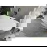 Mexen Eris freestanding bathtub 180 x 80 cm, white, black overflow - 53441808000-70