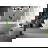 Mexen Eris freestanding bathtub 180 x 80 cm, white, black overflow - 53441808000-70