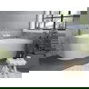 Mexen Mia freestanding right corner bathtub 180 x 80 cm, white, overflow white - 52691808000P-20
