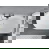 Mexen Mia freestanding right corner bath 180 x 80 cm, white, black overflow - 52691808000P-70