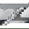 Mexen Mia right corner freestanding bathtub 180 x 80 cm, white, brushed nickel overflow - 52691808000P-97