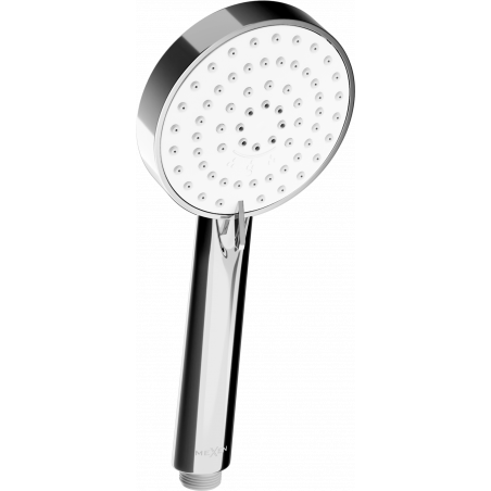 Mexen R-75 3-function shower handle, Chrome/White - 79575-02