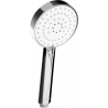 Mexen R-75 3-function shower handle, Chrome/White - 79575-02