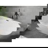 Mexen Flavia freestanding bathtub 150 x 75 cm, white, black overflow - 54031507500-70