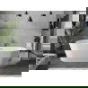 Mexen Flavia freestanding bathtub 150 x 75 cm, white, brushed nickel overflow - 54031507500-97