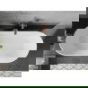 Mexen Flavia freestanding bathtub 160 x 75 cm, white, rose gold overflow - 54031608000-60