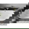 Mexen Flavia freestanding bathtub 170 x 75 cm, white, drain with overflow - 54031708000-50