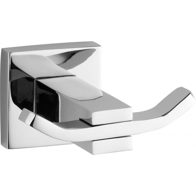 Mexen Vane double towel hook, Chrome - 7020935-00