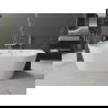 Mexen Oval freestanding wall-mounted bathtub 160 x 80 cm, white, chrome overflow - 52671608000-01