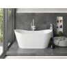 Mexen Montana Freestanding Bathtub 170 x 80 cm, White, White Overflow - 52011708000-20