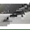 Mexen Oval freestanding wall bath 170 x 80 cm, white, white overflow - 52671708000-20