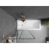 Mexen Next L bathtub screen 1-leaf 80 x 150 cm, black pattern, brushed copper - 895-080-000-03-77-65