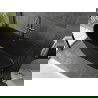 Mexen Montana freestanding bathtub 170 x 80 cm, black, chrome overflow - 52011708070-01