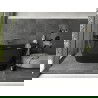 Mexen Montana freestanding bathtub 170 x 80 cm, black, chrome overflow - 52011708070-01