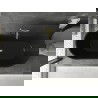 Mexen Montana freestanding bathtub 170 x 80 cm, black, overflow gold - 52011708070-50