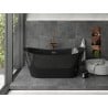 Mexen Montana freestanding bathtub 170 x 80 cm, black, brushed copper overflow - 52011708070-65
