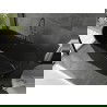 Mexen Montana freestanding bathtub 170 x 80 cm, black, gun gray brushed overflow - 52011708070-66