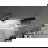 Mexen Next L Single-panel Bath Screen 100 x 150 cm, Black Pattern, Brushed Gun Gray - 895-100-000-03-77-66
