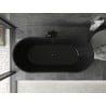 Mexen Montana free-standing bathtub 170 x 80 cm, black, black overflow - 52011708070-70