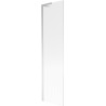 Mexen Next L Bathtub Screen 1-Panel 50 x 150 cm, Stripes, Chrome - 895-050-000-03-09-01