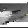 Mexen Next L bath screen 1-wing 60 x 150 cm, stripes, chrome - 895-060-000-03-09-01