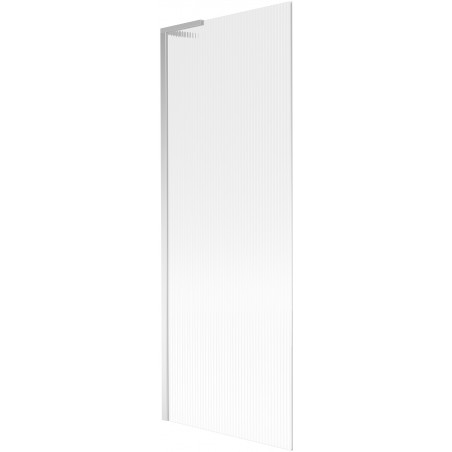 Mexen Next L Bathtub Screen 1-Panel 70 x 150 cm, Stripes, Chrome - 895-070-000-03-09-01