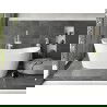 Mexen Montana freestanding bathtub 180 x 90 cm, white, white overflow - 52011809000-20