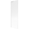 Mexen Next L 1-wing bath screen 60 x 150 cm, stripes, white - 895-060-000-03-09-20