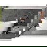 Mexen Montana freestanding bathtub 180 x 90 cm, white, brushed bronze overflow - 52011809000-65