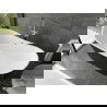 Mexen Montana freestanding bathtub 180 x 90 cm, white/black, chrome overflow - 52011809075-01