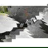 Mexen Montana freestanding bathtub 180 x 90 cm, white/black, brushed copper overflow - 52011809075-65